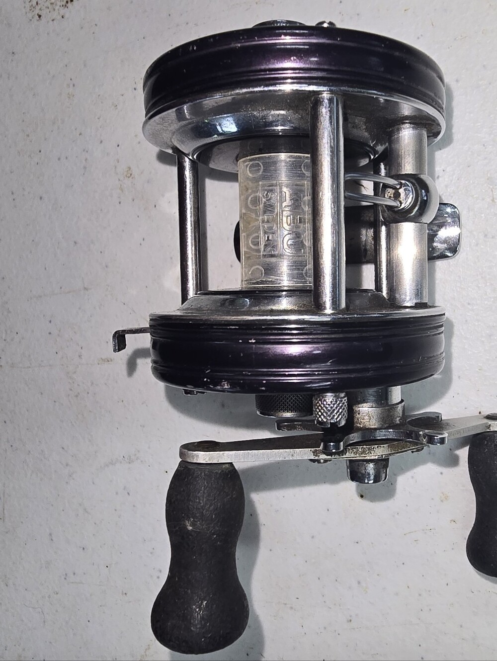 Abu Garcia Ambassadeur 5000-C Vintage Fishing Reel Black - Picture 8 of 9